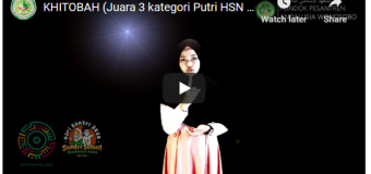 KHITOBAH (Juara 3 kategori Putri HSN PCNU Wonosobo): Birrul Walidain| Nafrihatun